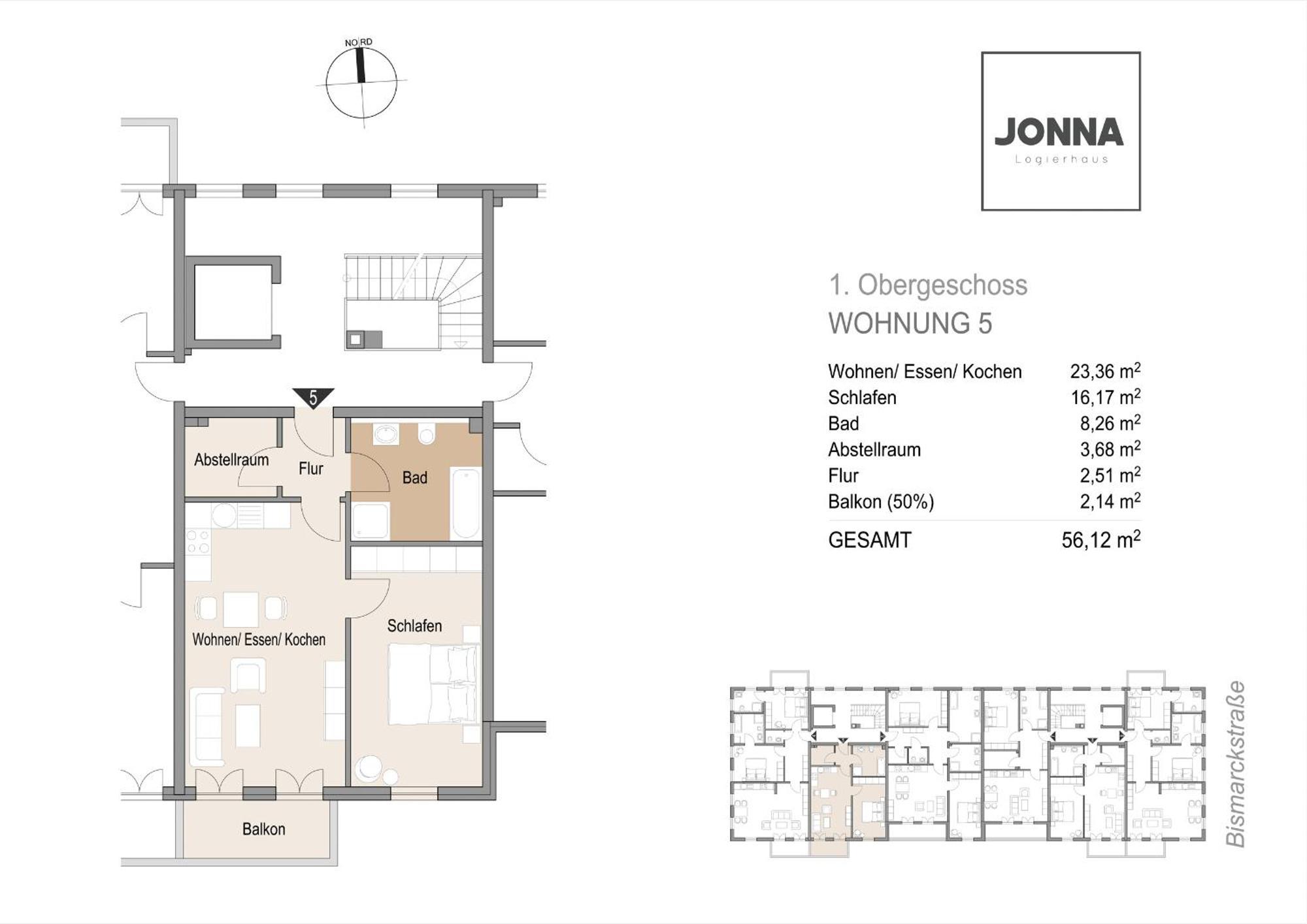 Apartment Logierhaus Jonna Whg 05 *